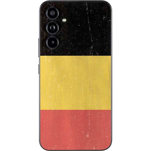 Belgium Flag Distressed Galaxy A54 5G Skin